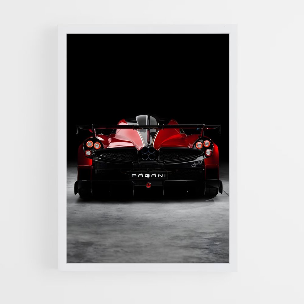 Poster McLaren Imola Vision – affiche Pagani (vue 3)